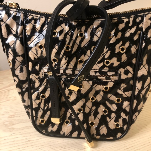 Vera Bradley Fenwick Mini Crossbody Glossy Leopard - Picture 6 of 11